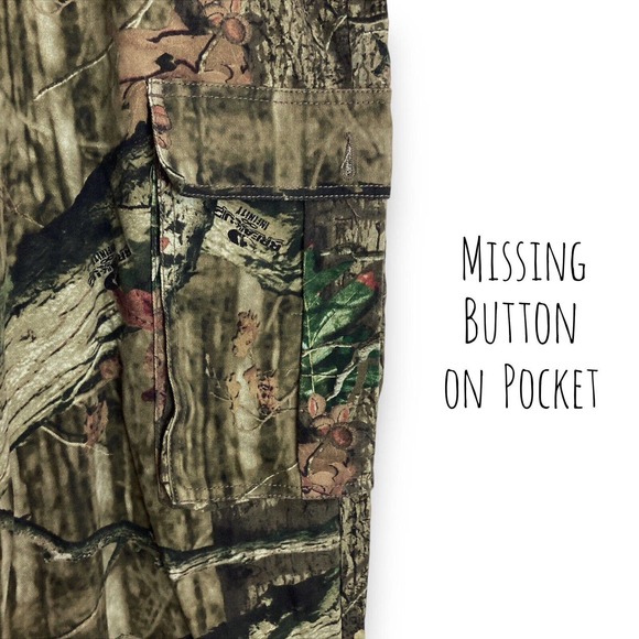 Mossy Oak 2X XXL Real Tree Cargo Pants 44-46 Waist Hunting Camo Style#‎ 25221-MO - Picture 13 of 16